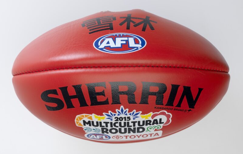 Football - AFL Multicultural Round Commemorative Ball, Lin Jong, 8 Aug 2015