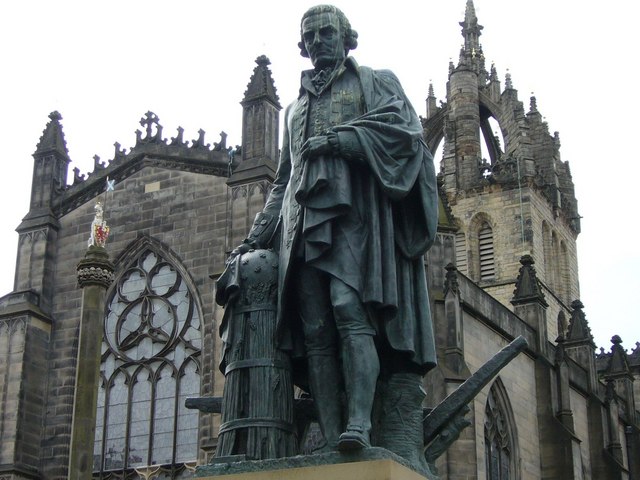 Adam Smith statue, High Street