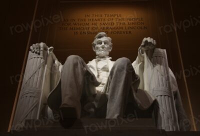 Abraham Lincoln statue Lincoln Memorial