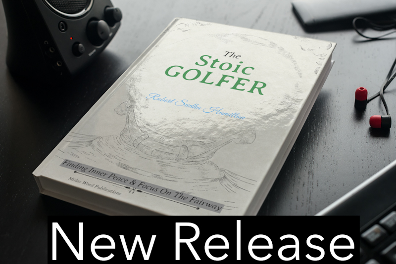Hardcover of The Stoic Golfer: Finding Inner Peace & Focus On The Fairway